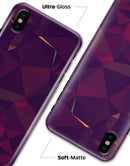 Purple and Orange Geometric Shapes - iPhone X Clipit Case