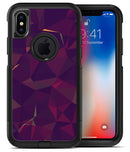 Purple and Orange Geometric Shapes - iPhone X OtterBox Case & Skin Kits
