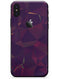 Purple and Orange Geometric Shapes - iPhone X Skin-Kit
