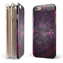 Purple and Pink Unfocused Glowing Light Orbs iPhone 6/6s or 6/6s Plus 2-Piece Hybrid INK-Fuzed Case