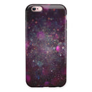 Purple and Pink Unfocused Glowing Light Orbs iPhone 6/6s or 6/6s Plus 2-Piece Hybrid INK-Fuzed Case