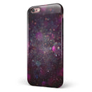 Purple and Pink Unfocused Glowing Light Orbs iPhone 6/6s or 6/6s Plus 2-Piece Hybrid INK-Fuzed Case