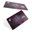 Purple and Pink Unfocused Glowing Light Orbs - Premium Protective Decal Skin-Kit for the Apple Credit Card