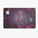 Purple and Pink Unfocused Glowing Light Orbs - Premium Protective Decal Skin-Kit for the Apple Credit Card