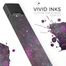 Purple and Pink Unfocused Glowing Light Orbs - Premium Decal Protective Skin-Wrap Sticker compatible with the Juul Labs vaping device