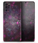 Purple and Pink Unfocused Glowing Light Orbs - Premium Vinyl Skin Decal for Samsung Galaxy S25 Ultra, S24, S23, S22 & All Galaxy S Models