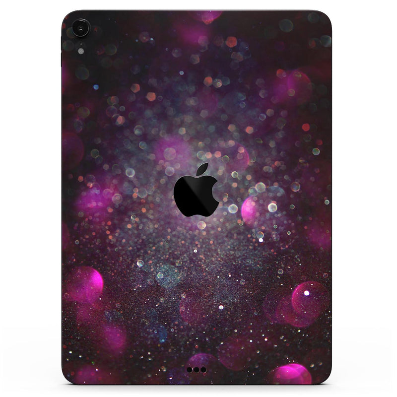 Purple and Pink Unfocused Glowing Light Orbs - Full Body Skin Decal for the Apple iPad Pro 12.9", 11", 10.5", 9.7", Air or Mini (All Models Available)