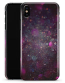 Purple and Pink Unfocused Glowing Light Orbs - iPhone X Clipit Case