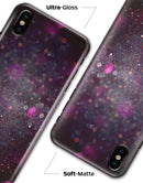 Purple and Pink Unfocused Glowing Light Orbs - iPhone X Clipit Case