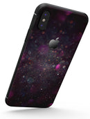 Purple and Pink Unfocused Glowing Light Orbs - iPhone X Skin-Kit