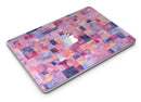 Purple and Pink Watercolor Patchwork - MacBook Air Skin Kit