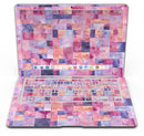 Purple and Pink Watercolor Patchwork - MacBook Air Skin Kit