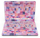 Purple and Pink Watercolor Patchwork - MacBook Air Skin Kit