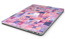 Purple and Pink Watercolor Patchwork - MacBook Air Skin Kit