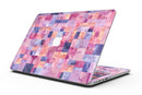 Purple and Pink Watercolor Patchwork - MacBook Pro with Retina Display Full-Coverage Skin Kit