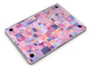Purple and Pink Watercolor Patchwork - MacBook Pro with Retina Display Full-Coverage Skin Kit