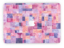 Purple and Pink Watercolor Patchwork - MacBook Pro with Retina Display Full-Coverage Skin Kit