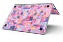 Purple and Pink Watercolor Patchwork - MacBook Pro with Retina Display Full-Coverage Skin Kit