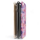 Purple and Pink Watercolor Patchwork iPhone 6/6s or 6/6s Plus 2-Piece Hybrid INK-Fuzed Case