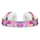 Purple and Pink Watercolor Patchwork Full-Body Skin Kit for the Beats by Dre Solo 3 Wireless Headphones