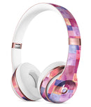 Purple and Pink Watercolor Patchwork Full-Body Skin Kit for the Beats by Dre Solo 3 Wireless Headphones