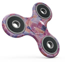 Purple and Pink Watercolor Patchwork Full-Body Fidget Spinner Skin-Kit