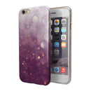 Purple and White Unfocued Orbs of Light iPhone 6/6s or 6/6s Plus 2-Piece Hybrid INK-Fuzed Case