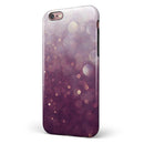 Purple and White Unfocued Orbs of Light iPhone 6/6s or 6/6s Plus 2-Piece Hybrid INK-Fuzed Case