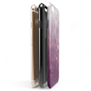 Purple and White Unfocued Orbs of Light iPhone 6/6s or 6/6s Plus 2-Piece Hybrid INK-Fuzed Case