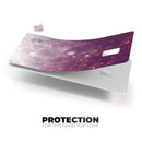 Purple and White Unfocued Orbs of Light - Premium Protective Decal Skin-Kit for the Apple Credit Card