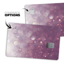Purple and White Unfocued Orbs of Light - Premium Protective Decal Skin-Kit for the Apple Credit Card