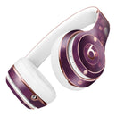 Purple and White Unfocued Orbs of Light Full-Body Skin Kit for the Beats by Dre Solo 3 Wireless Headphones