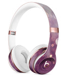 Purple and White Unfocued Orbs of Light Full-Body Skin Kit for the Beats by Dre Solo 3 Wireless Headphones