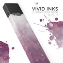Purple and White Unfocued Orbs of Light - Premium Decal Protective Skin-Wrap Sticker compatible with the Juul Labs vaping device