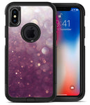Purple and White Unfocued Orbs of Light - iPhone X OtterBox Case & Skin Kits