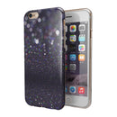Purple and Black Unfocused Orbs of Light iPhone 6/6s or 6/6s Plus 2-Piece Hybrid INK-Fuzed Case