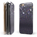 Purple and Black Unfocused Orbs of Light iPhone 6/6s or 6/6s Plus 2-Piece Hybrid INK-Fuzed Case
