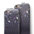 Purple and Black Unfocused Orbs of Light iPhone 6/6s or 6/6s Plus 2-Piece Hybrid INK-Fuzed Case