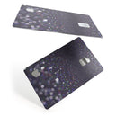 Purple and blavck Unfocused Orbs of Light - Premium Protective Decal Skin-Kit for the Apple Credit Card