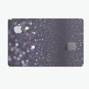 Purple and blavck Unfocused Orbs of Light - Premium Protective Decal Skin-Kit for the Apple Credit Card