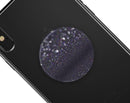 Purple and blavck Unfocused Orbs of Light - Skin Kit for PopSockets and other Smartphone Extendable Grips & Stands
