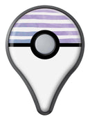 Purple to Green WaterColor Ombre Stripes Pokémon GO Plus Vinyl Protective Decal Skin Kit
