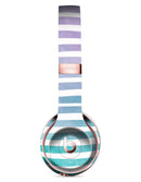 Purple to Green WaterColor Ombre Stripes Full-Body Skin Kit for the Beats by Dre Solo 3 Wireless Headphones