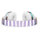 Purple to Green WaterColor Ombre Stripes Full-Body Skin Kit for the Beats by Dre Solo 3 Wireless Headphones
