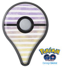 Purple to Yellow WaterColor Ombre Stripes Pokémon GO Plus Vinyl Protective Decal Skin Kit