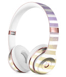 Purple to Yellow WaterColor Ombre Stripes Full-Body Skin Kit for the Beats by Dre Solo 3 Wireless Headphones
