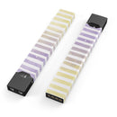 Purple to Yellow WaterColor Ombre Stripes - Premium Decal Protective Skin-Wrap Sticker compatible with the Juul Labs vaping device