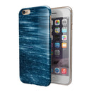 Radiant Blue Scratched Surface iPhone 6/6s or 6/6s Plus 2-Piece Hybrid INK-Fuzed Case