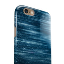 Radiant Blue Scratched Surface iPhone 6/6s or 6/6s Plus 2-Piece Hybrid INK-Fuzed Case