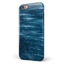 Radiant Blue Scratched Surface iPhone 6/6s or 6/6s Plus 2-Piece Hybrid INK-Fuzed Case